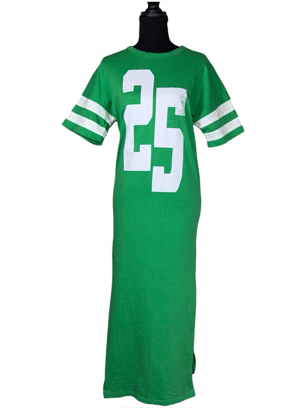 Anthropologie Daily Practice Graphic T-Shirt Midi Dress Jersey Preppy Sporty S